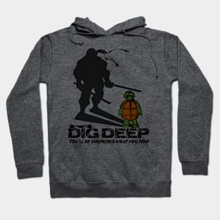 Dig Deep Tiny Turtle Hoodie